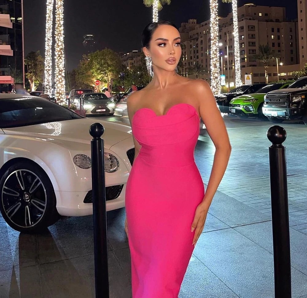 فستان بلا أكمام مشد طويل - صورة 1