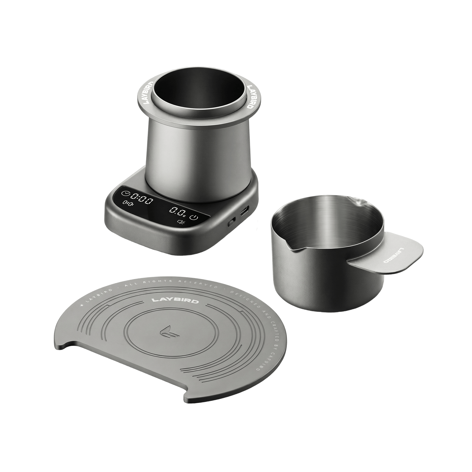 LAYBIRD MagAttach Coffee Scale ميزان قهوة رقمي من ليبيرد - صورة 1