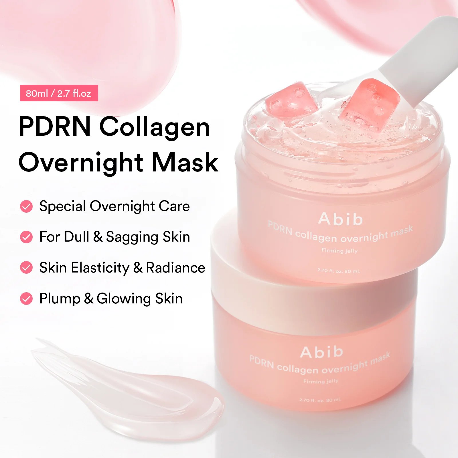 Abib-PDRN collagen overnight mask Firming jelly - صورة 2
