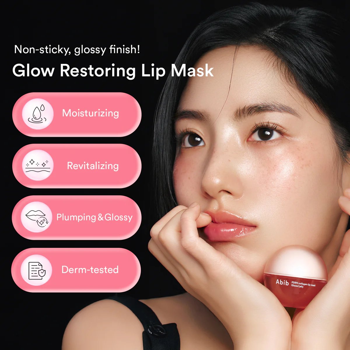 Abib-PDRN collagen lip mask Glazed jelly - Image 2