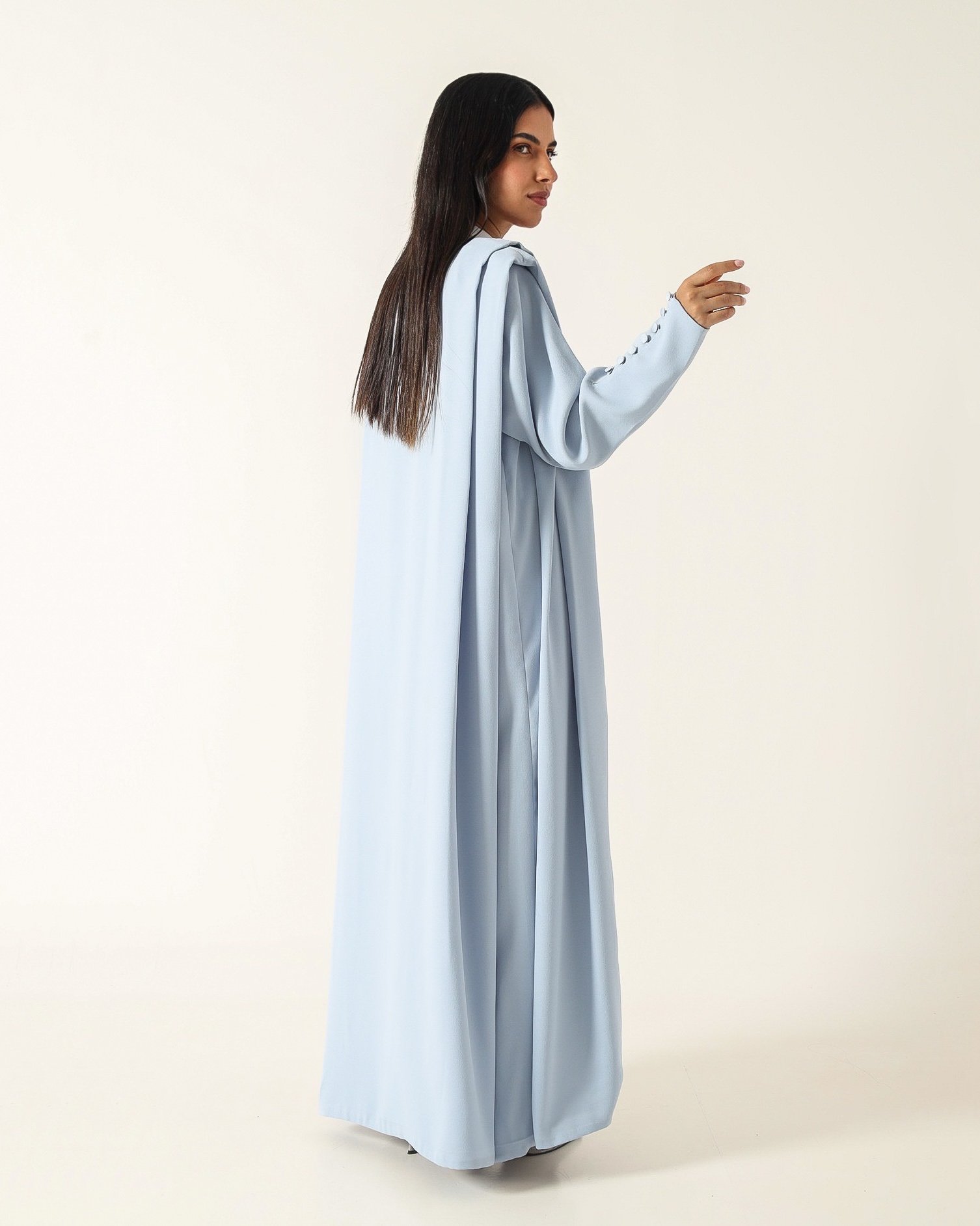 Sky Blue Abaya - Image 3