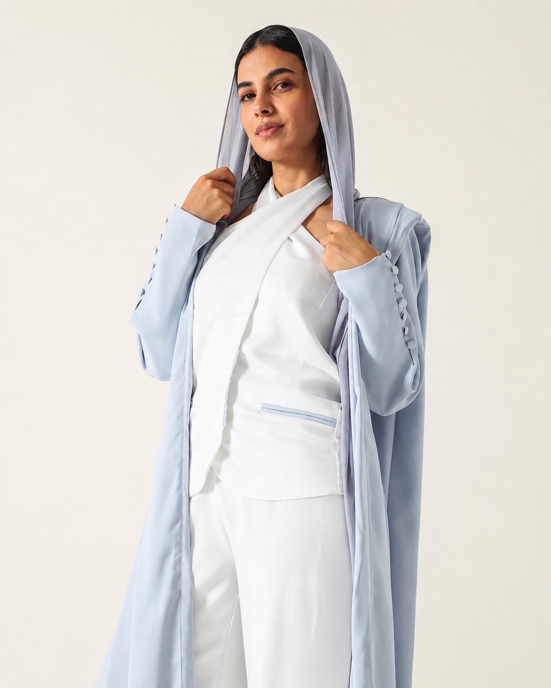 Sky Blue Abaya - Image 6