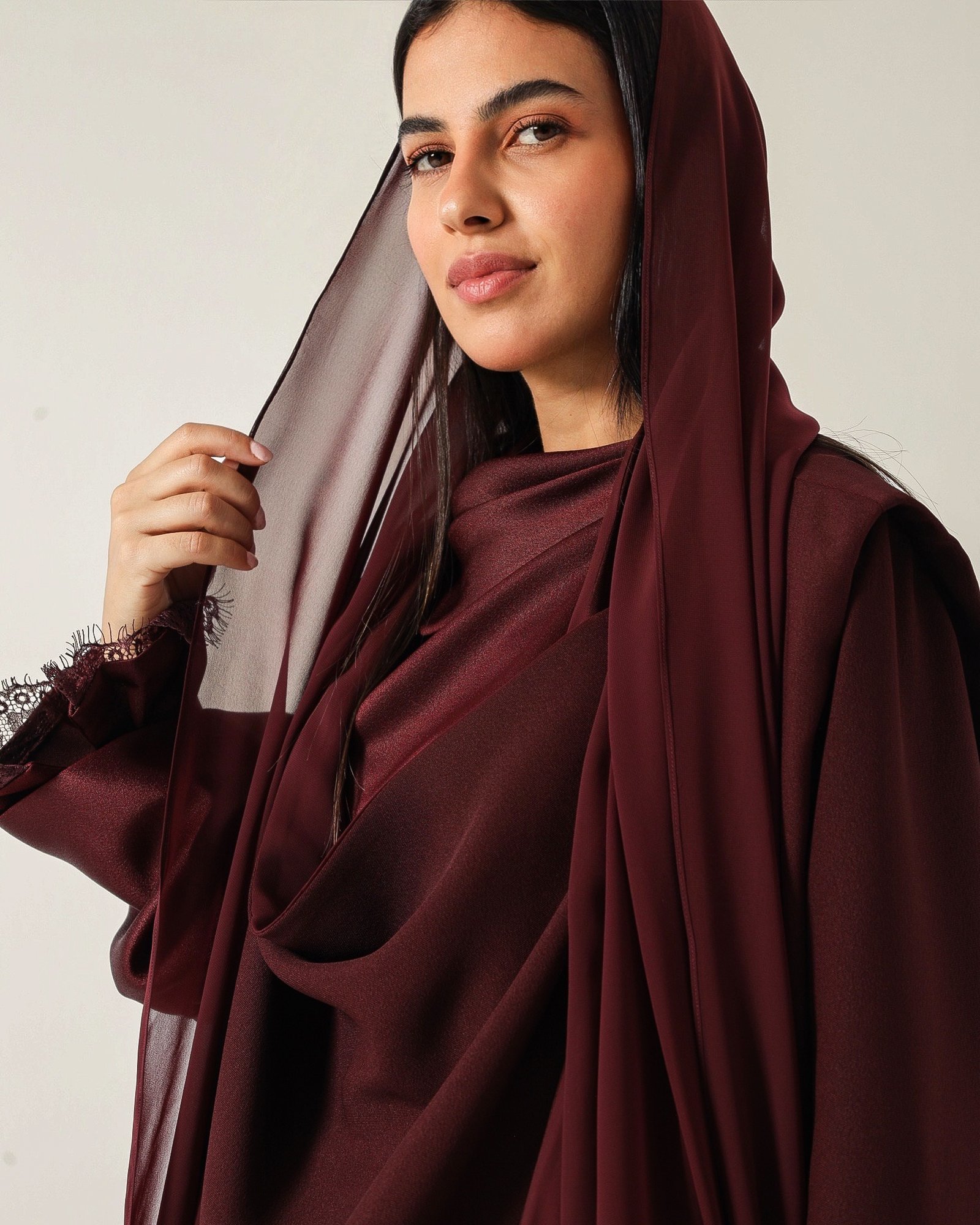 Maroon Abaya - Image 6