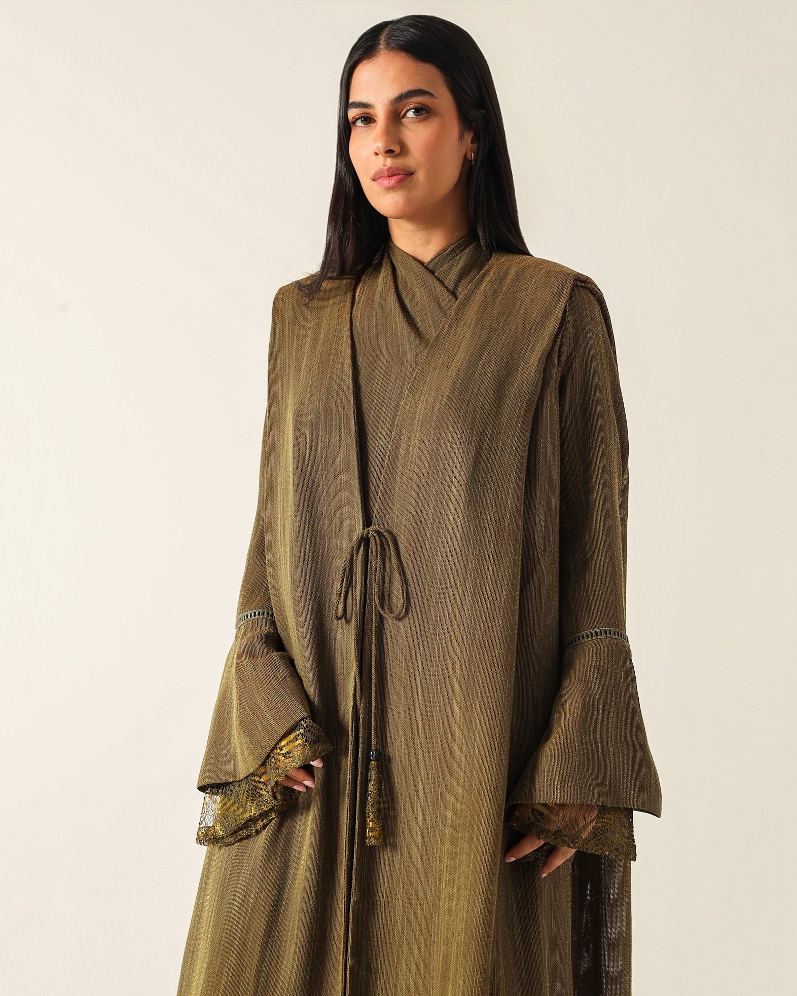 Linen Abaya  - Image 1