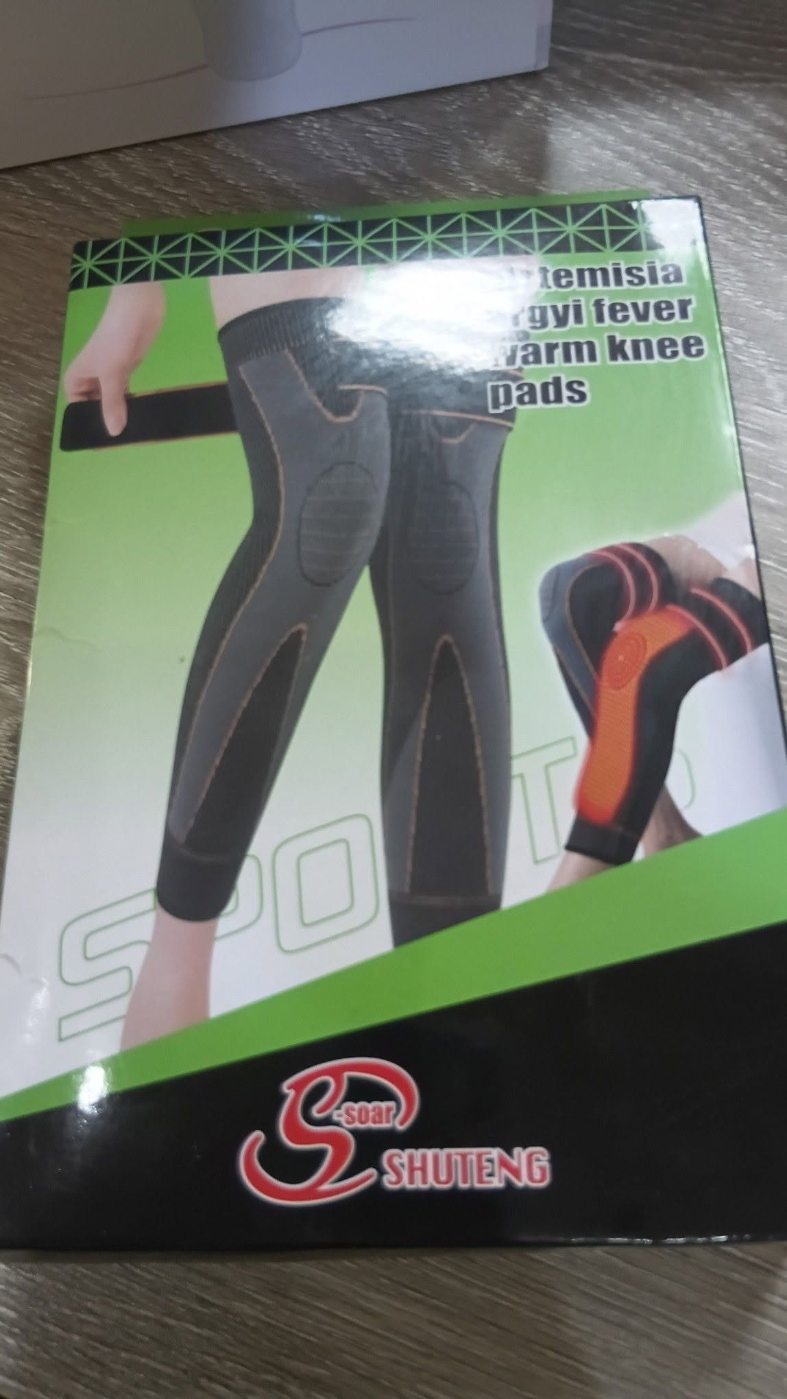 Long knee Brace with straps - Image 1