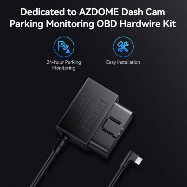 AZDOME | كيبل فيوز داش كام OBD01 منفذ Type-C  - صورة 2