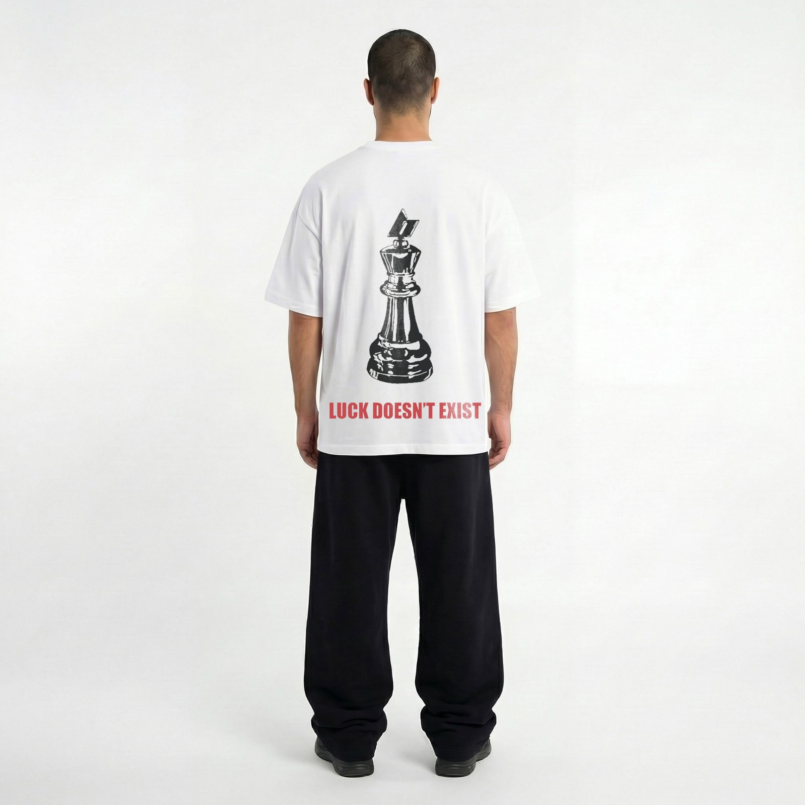“Luck Doesn’t Exist” Tee - Image 3