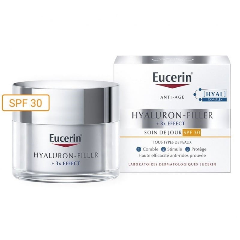 يوسرين - كريم هاليرون فيلر مضاد لعلامات تقدم السن ×3 ايفكت مع واقي شمس (spf30)  50 مل - صورة 2