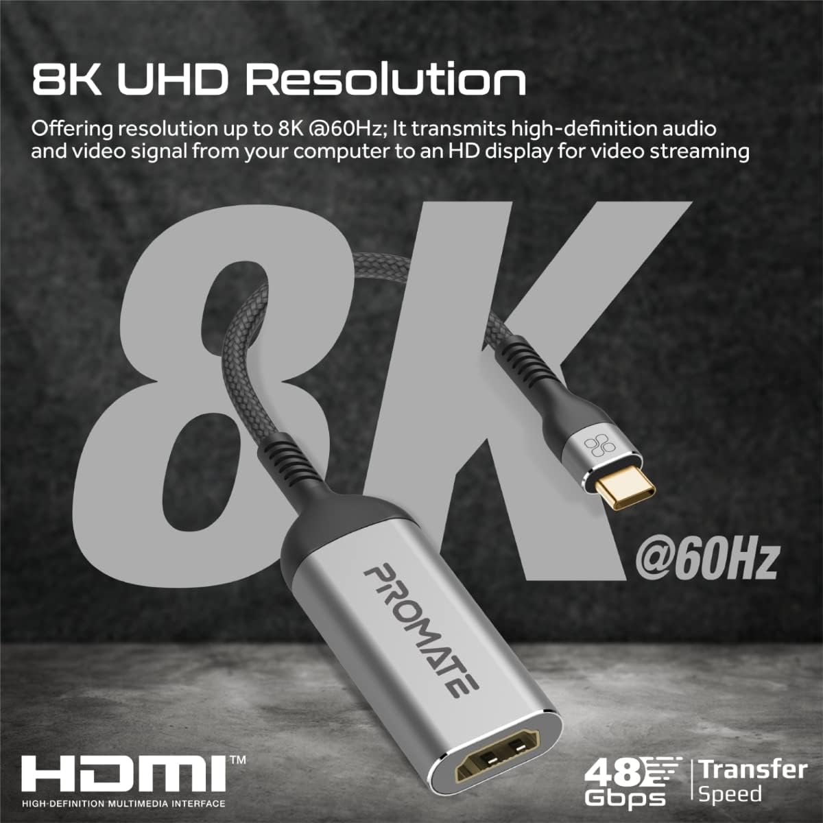 أفضل محول USB-C إلى HDMI بدقة 8K، متوافق مع أنظمة iOS وWindows وAndroid مع سهولة التوصيل والتشغيل - صورة 2