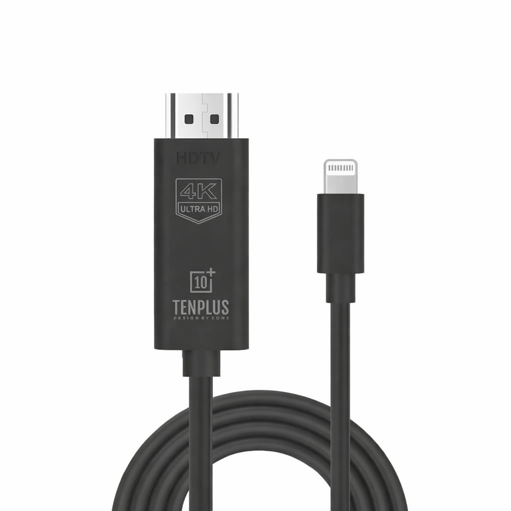 كيبل TENPLUS Lightning إلى HDMI – دقة 2K عالية - صورة 1