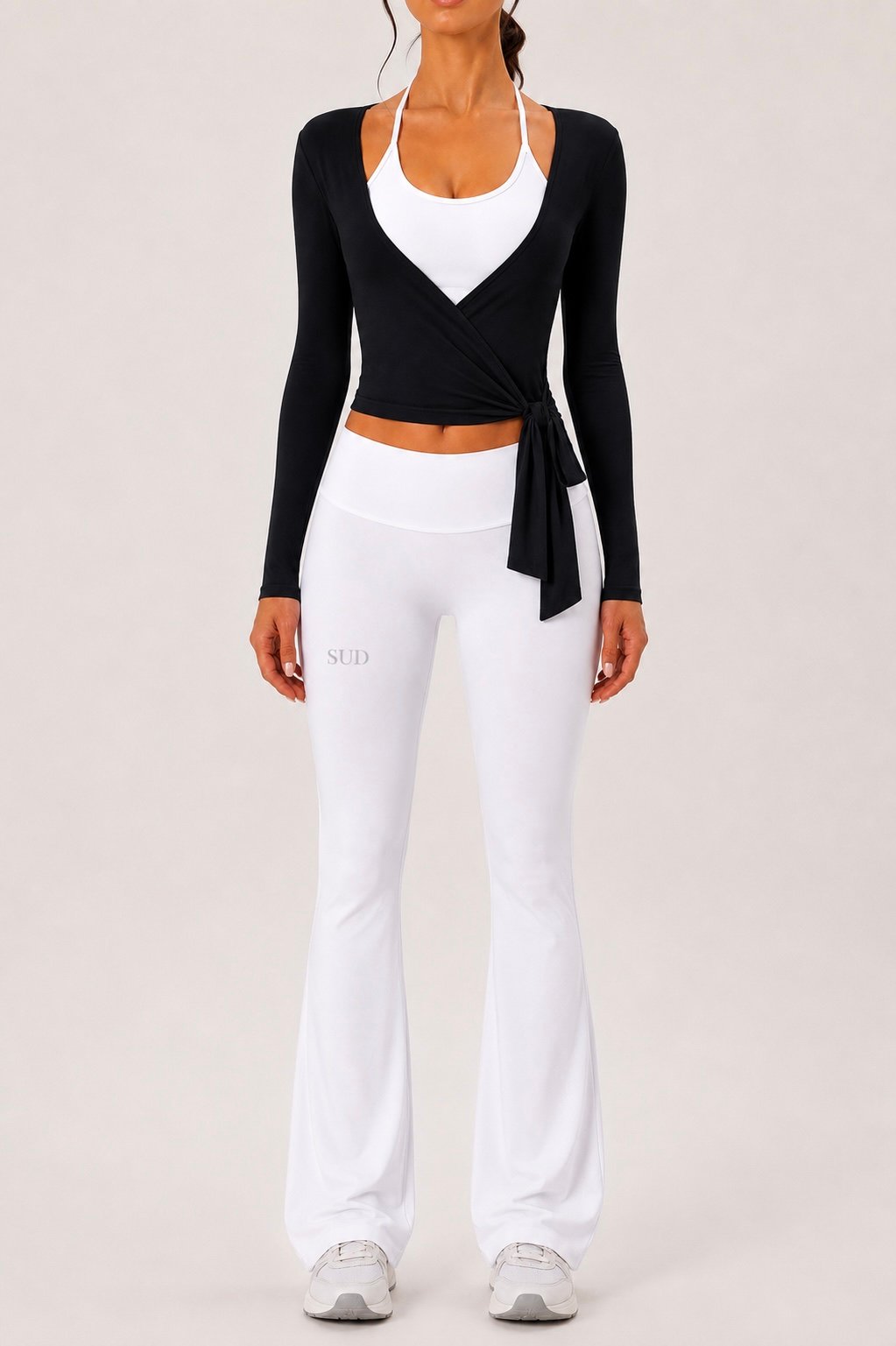 Wrap Long Sleeve Set - صورة 2