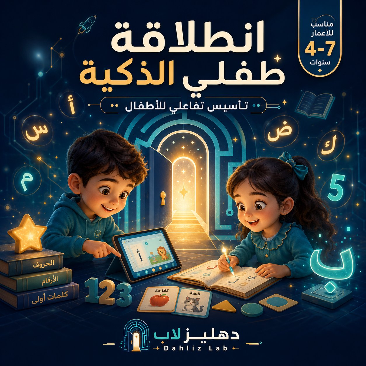 انطلاقة طفلي الذكية – برنامج تأسيس تفاعلي للأطفال  - صورة 1