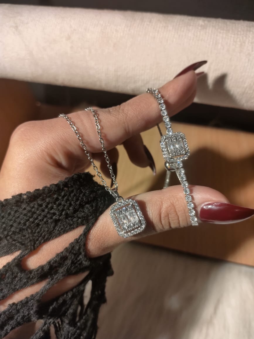 Silver lazurd set✨ - Image 1