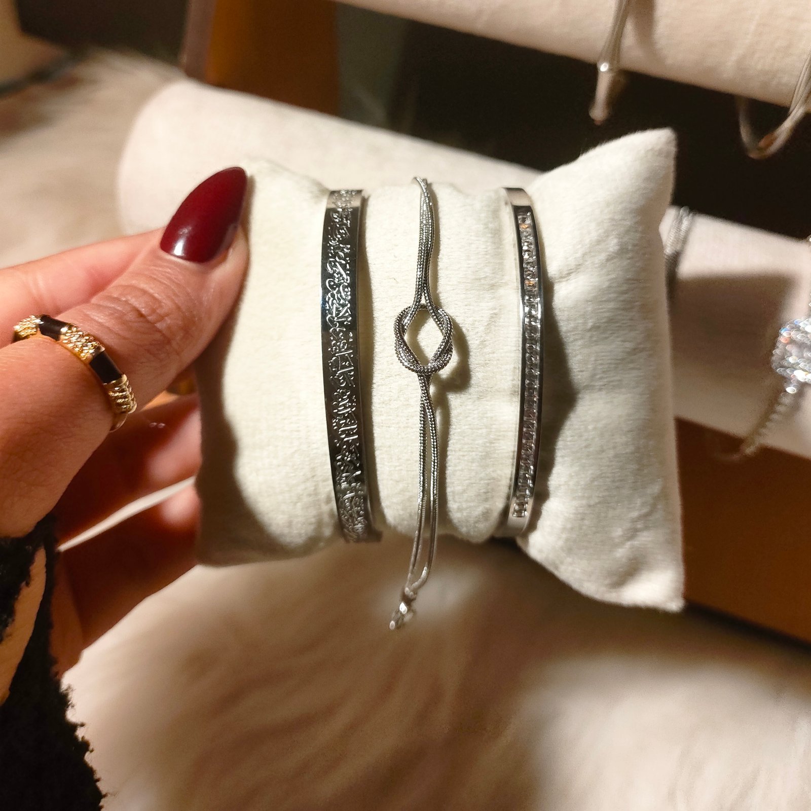 Ayet elkorsi silver set ✨ - صورة 1