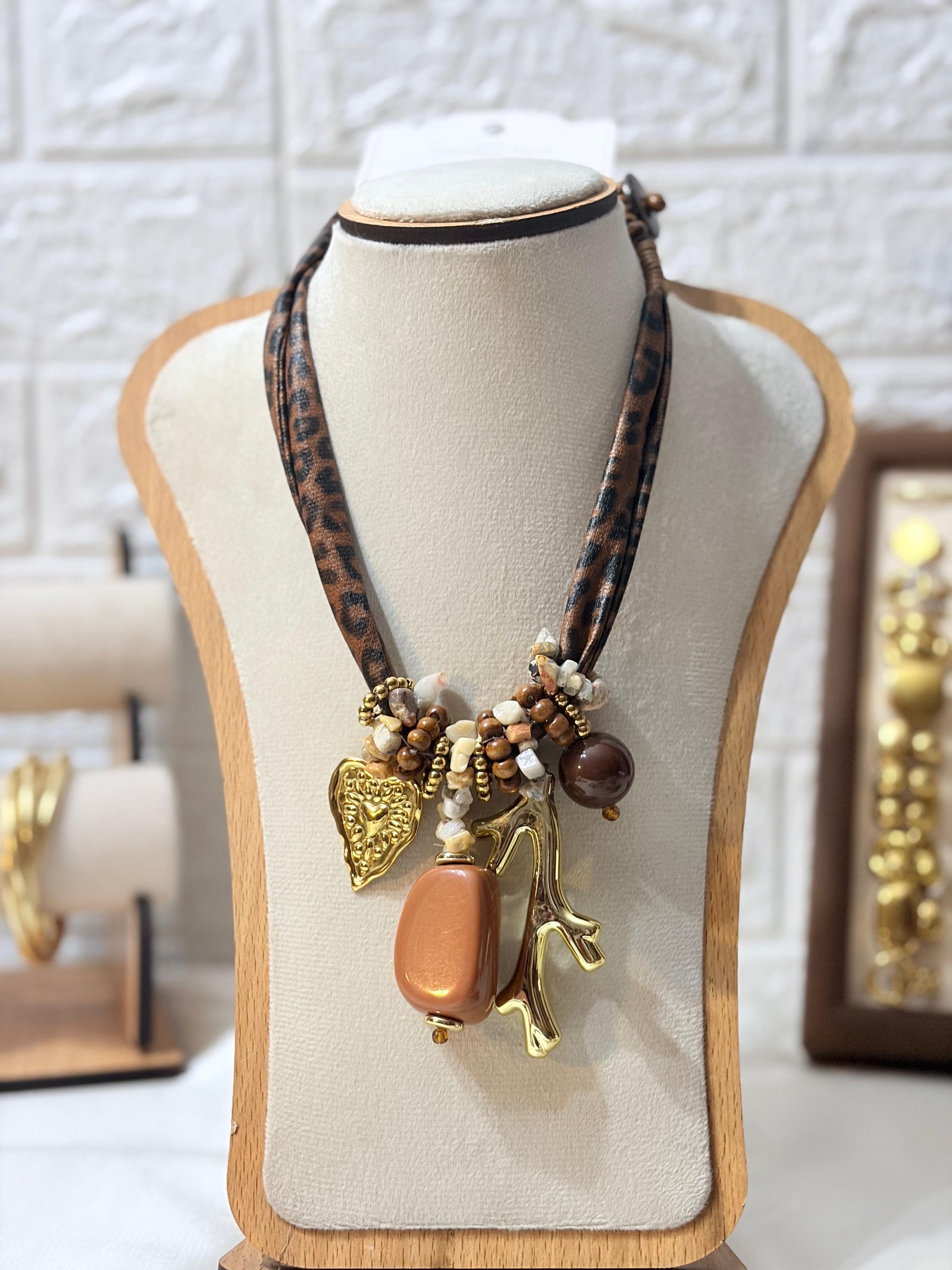 Brown Stone Necklace 3✨ - Image 1