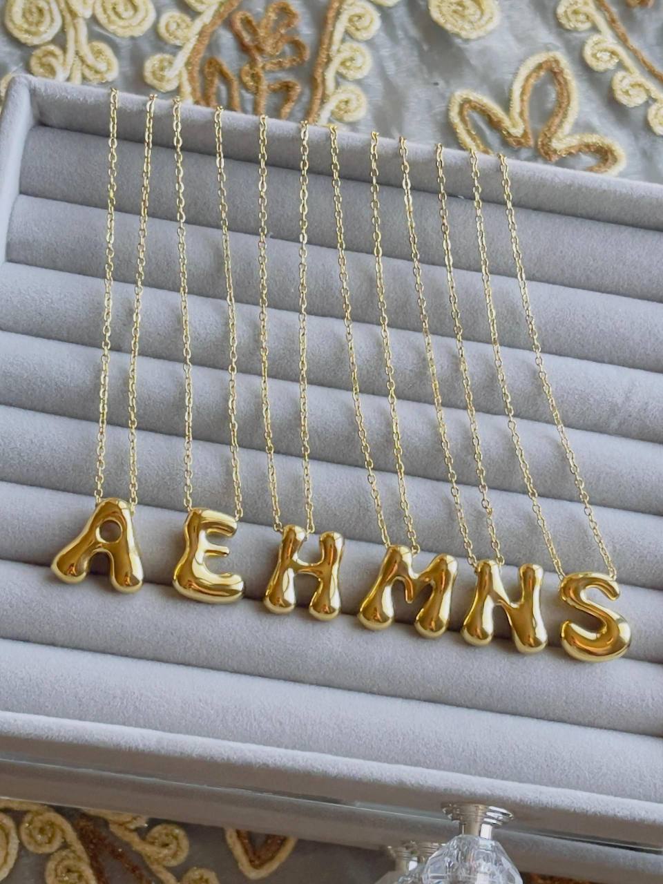 Bump letters necklace ✨ - Image 1