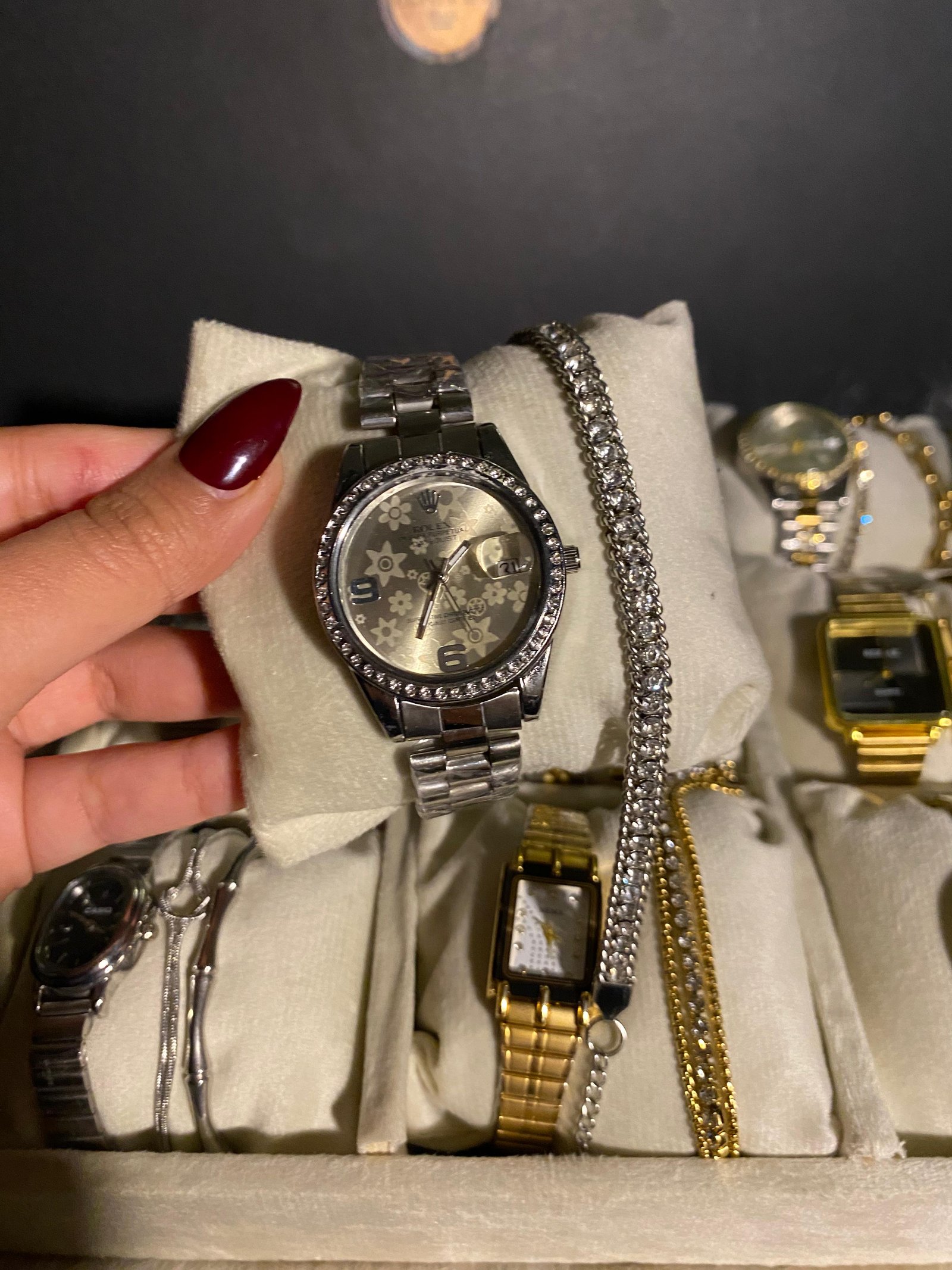 Rolex silver watch ✨ - Image 1
