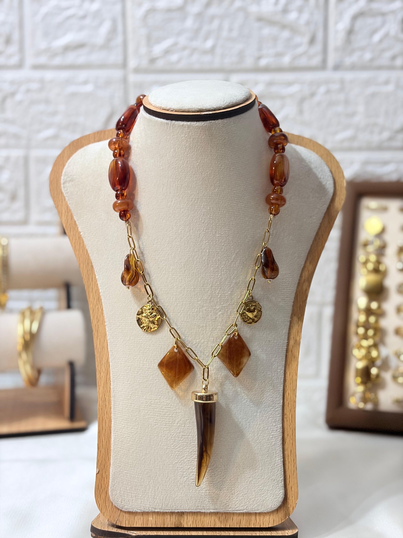 Bone Necklace  Stone ✨ - Image 1