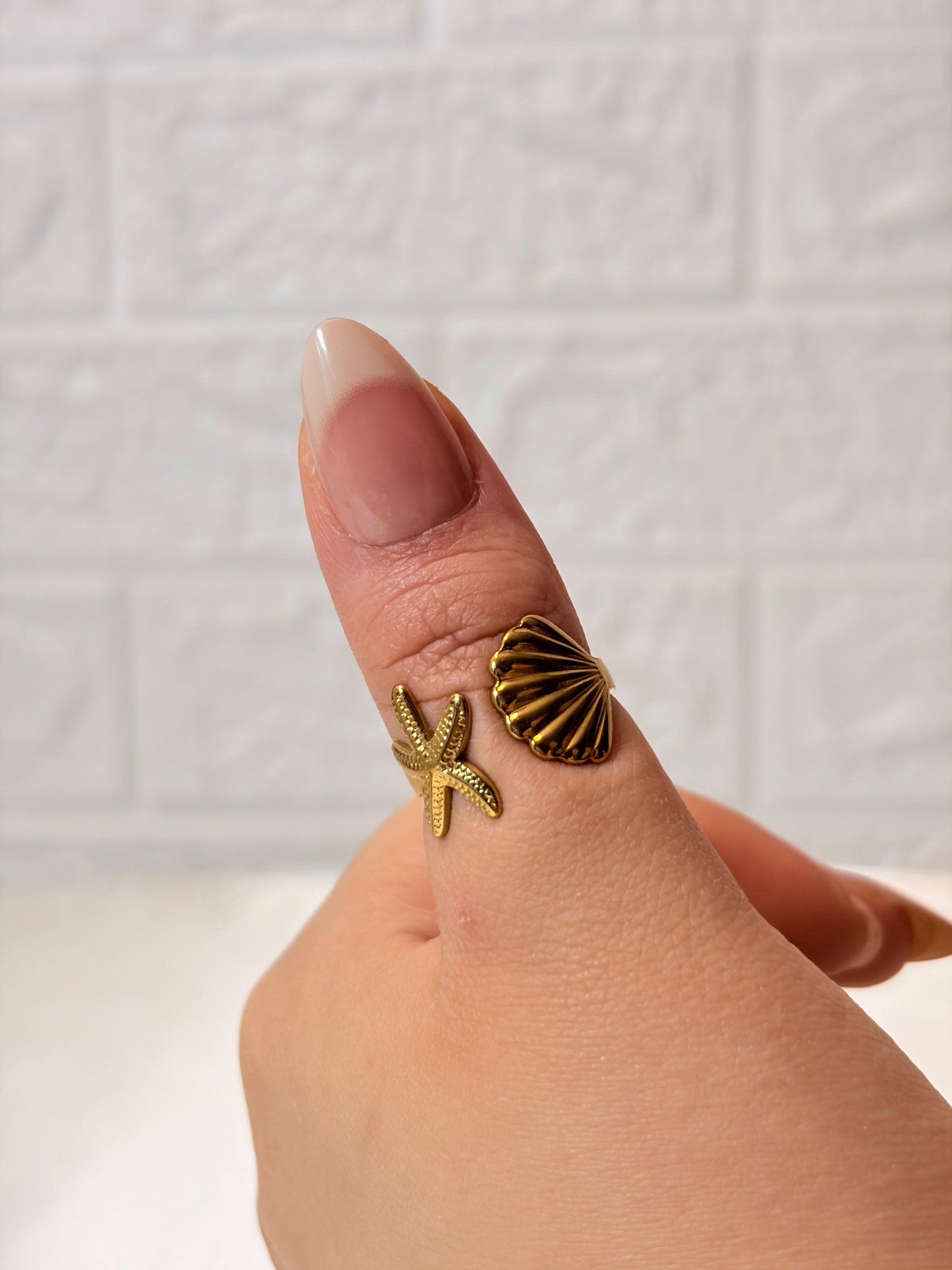 Star and seashell ring ✨ - صورة 1