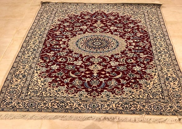 سجاد ايراني  نايين  مقاس 130x200 - Image 1