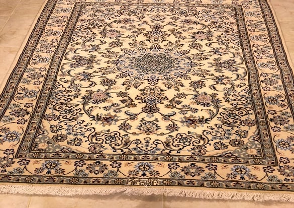 سجاد ايراني  نايين  مقاس 130x200 - Image 1