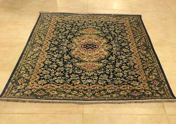 سجاد  قم حرير ايراني مقاس 100x150 - صورة 1