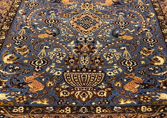 سجاد ايراني اصفهان مقاس 100x150 - صورة 3