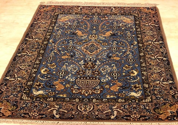 سجاد ايراني اصفهان مقاس 100x150 - صورة 1
