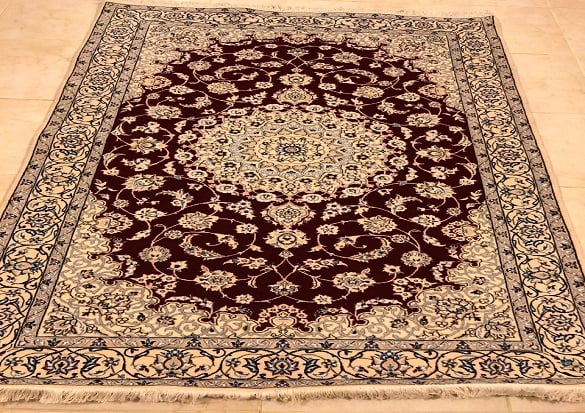 سجاد  ايراني نايين  مقاس 130x200  - صورة 1
