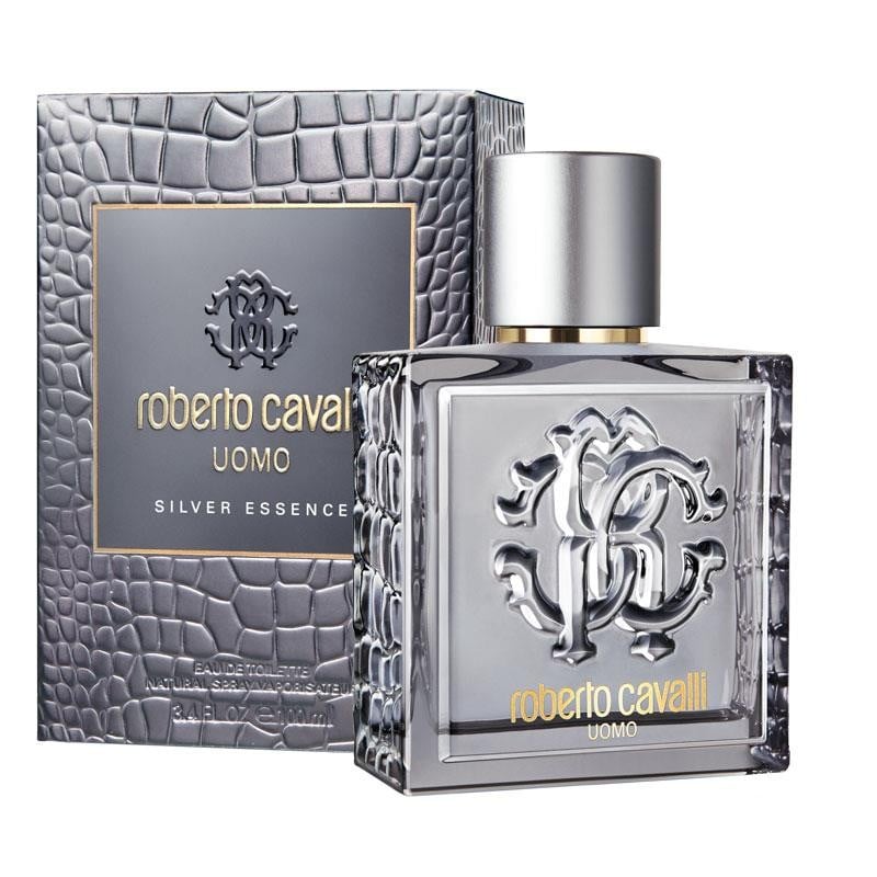 عطر روبرتو كافالي أومو سيلفر إسينس ,للرجال 100 مل,او دو تواليت - Image 1