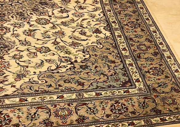 سجاد قم حرير ايراني مقاس 130x200 - صورة 3