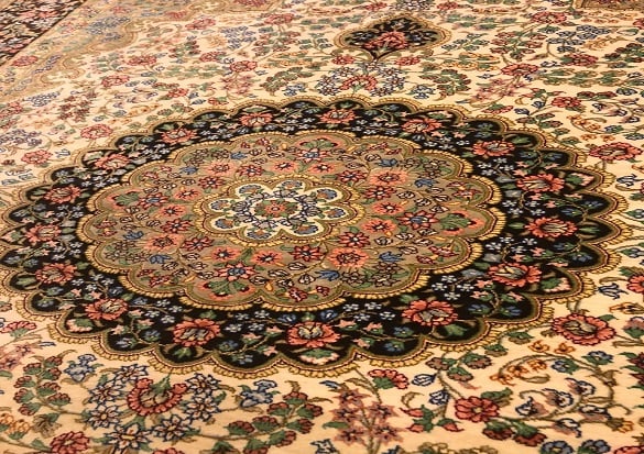 سجاد قم حرير ايراني مقاس:100x150  - صورة 2