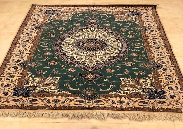 سجاد ايراني  نايين  ششلا مقاس 130x200 - Image 1