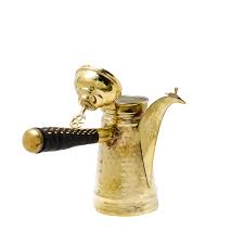 مصب قهوة نحاسي صافي - Image 1