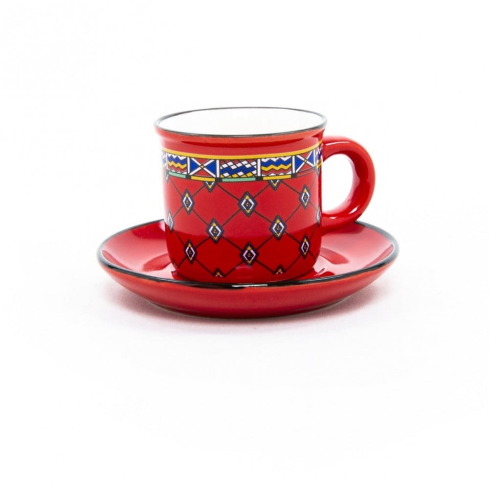كوب تراثي احمر 1056  - Image 1