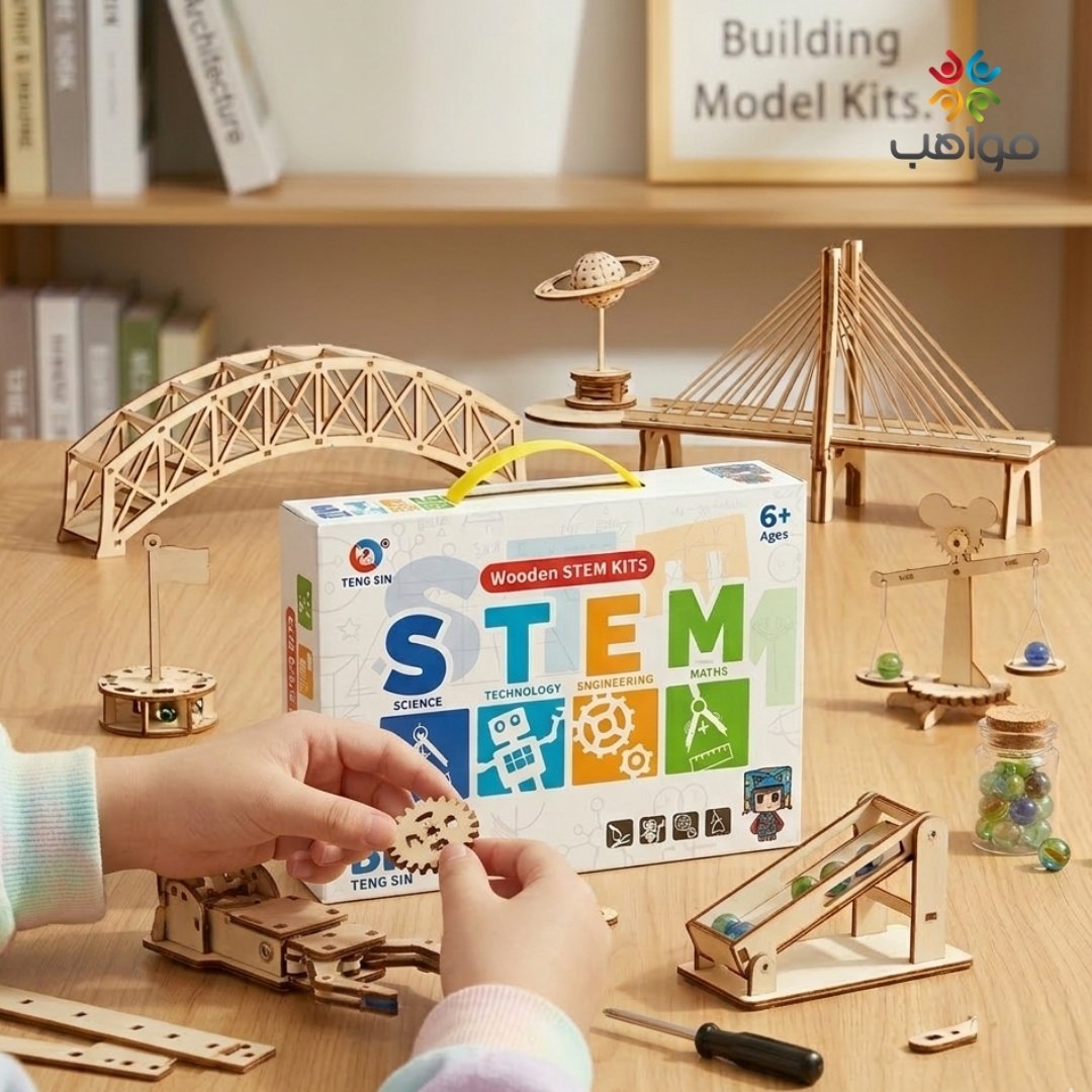 Wooden Mechanical Building  Model Kits 10 in 1 - Image 2