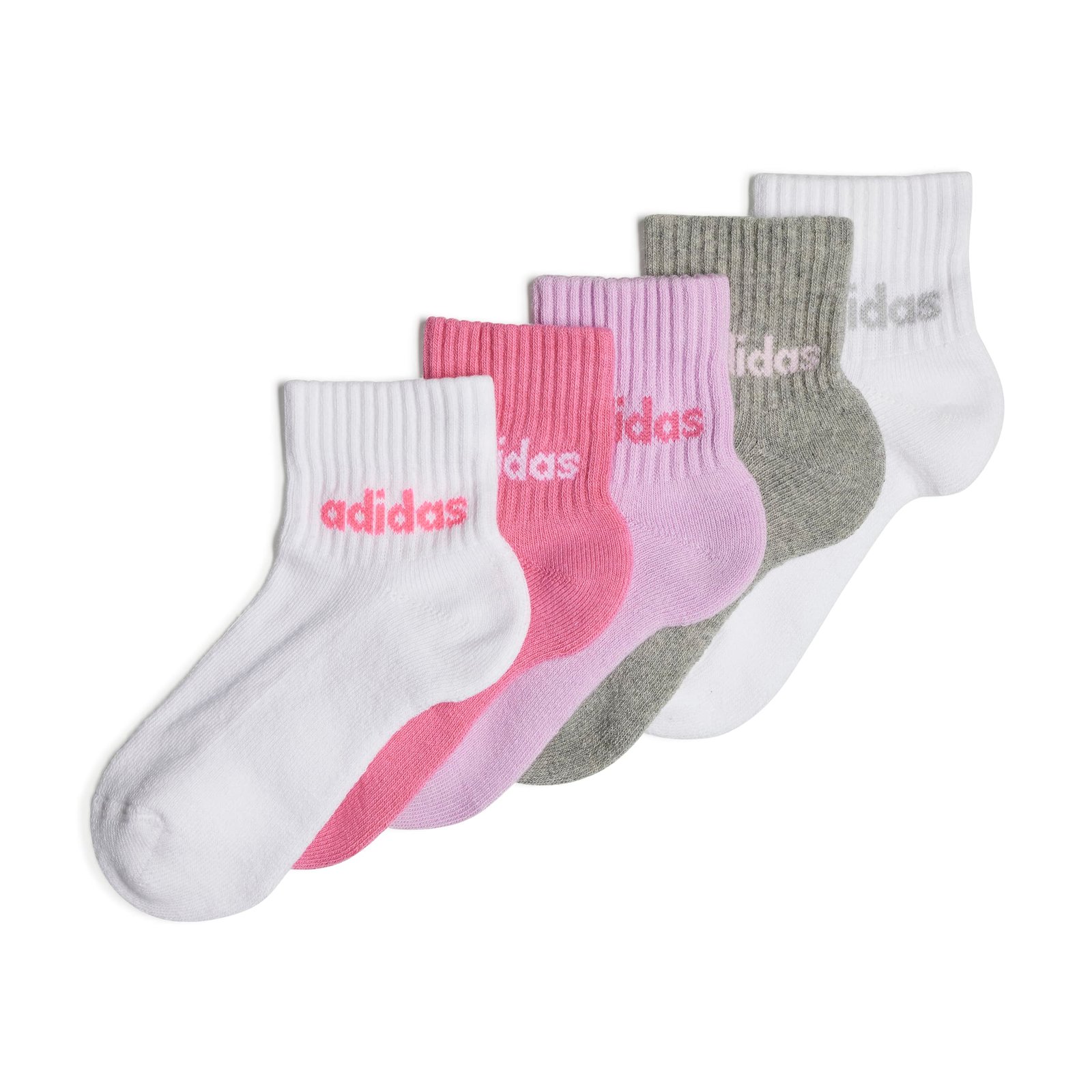 Adidas Linear Ankle Socks 5 Pairs Kids - Image 1