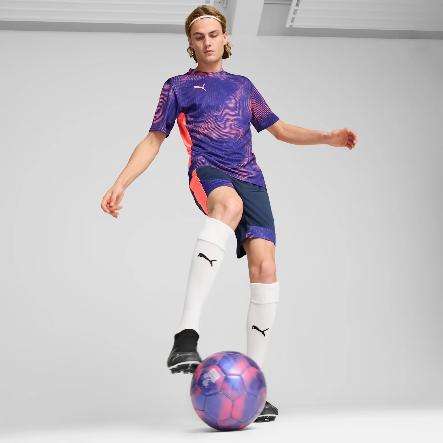 Puma Mens IndividualFinal Jersey Shortt - Image 5