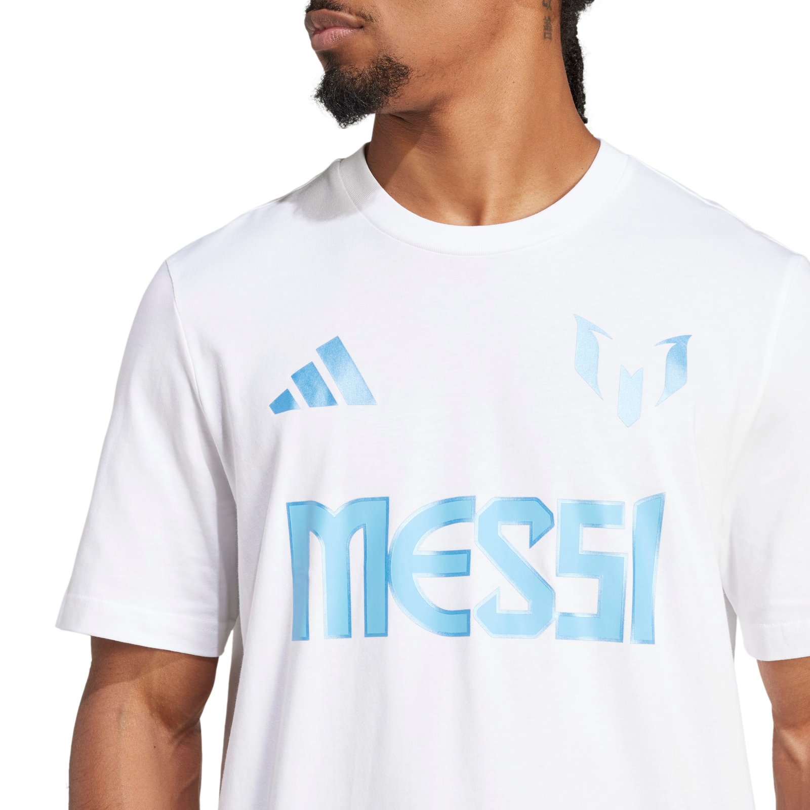 Adidas Messi Name and Number Graphic Tee  - Image 2
