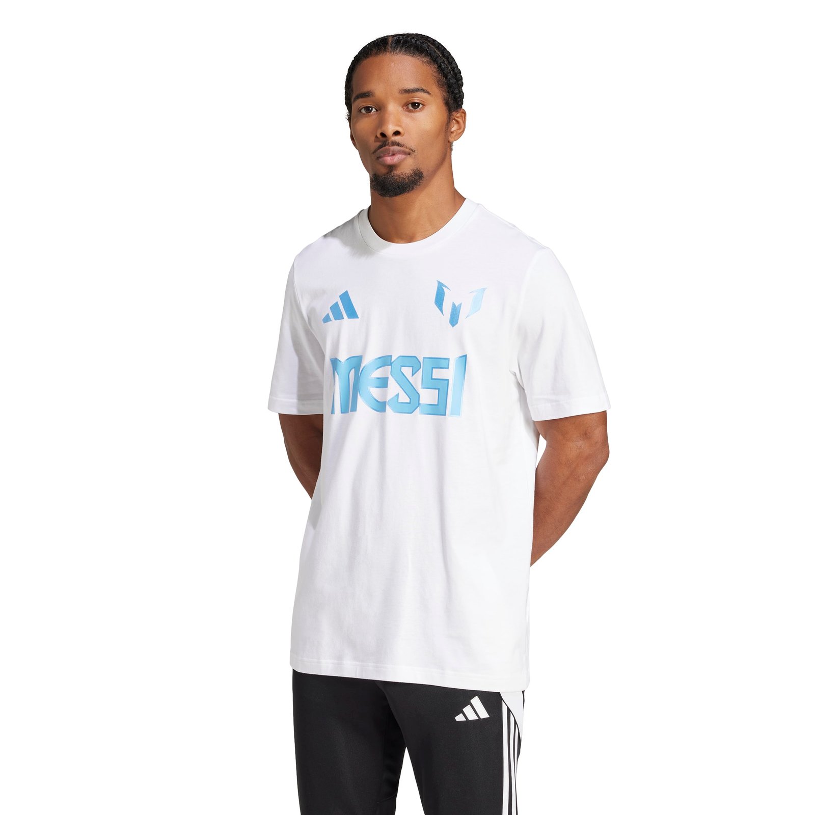 Adidas Messi Name and Number Graphic Tee  - Image 1