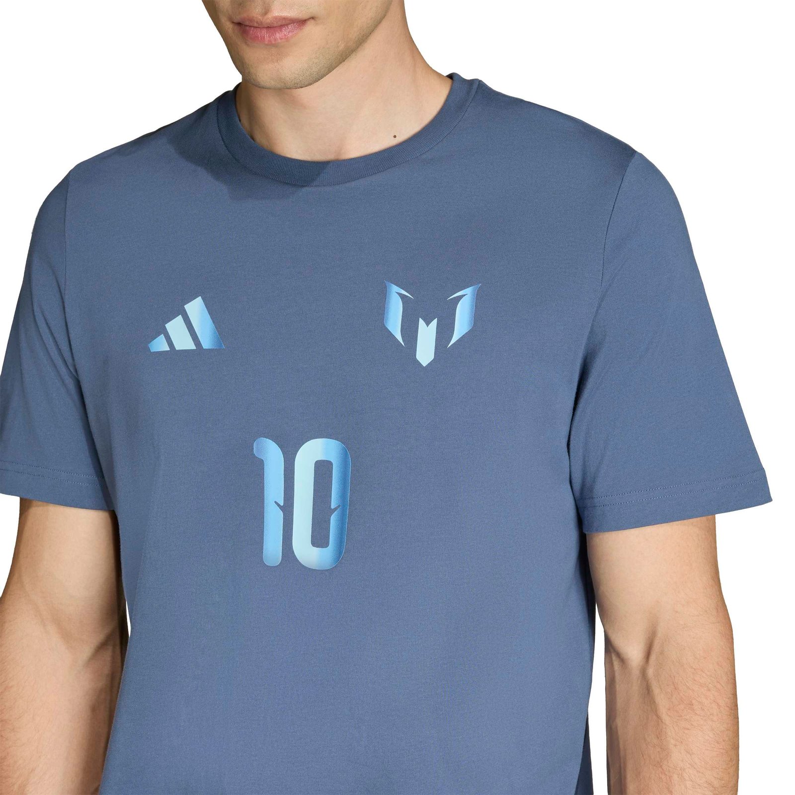 Adidas Messi Name and Number Graphic T-Shirt - Image 6