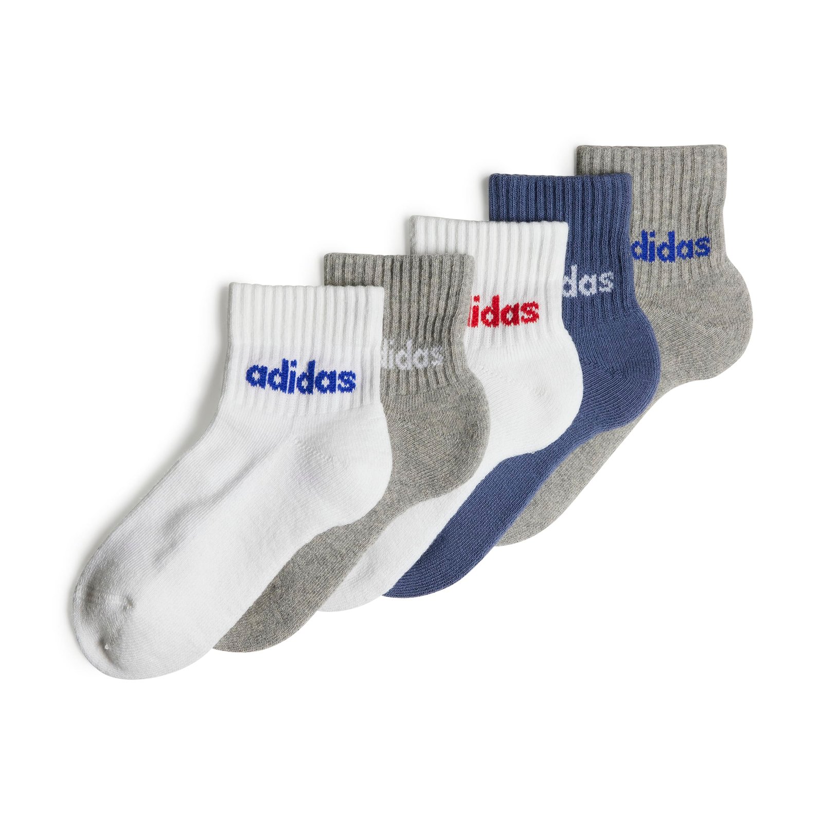 Adidas Linear Ankle Socks 5 Pairs Kids - Image 1