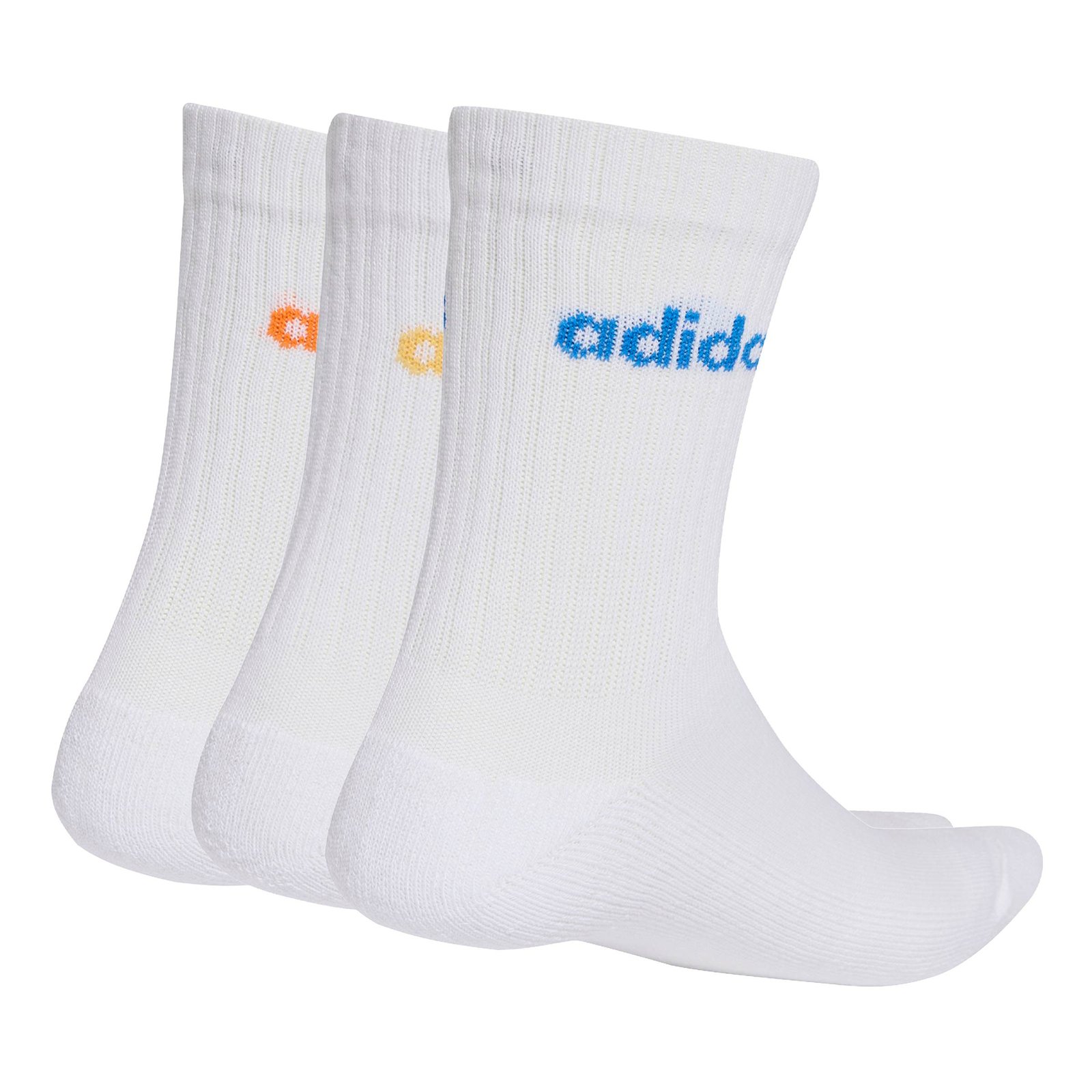 Adidas linear crew socks cushioned socks 3 pair pack - Image 4