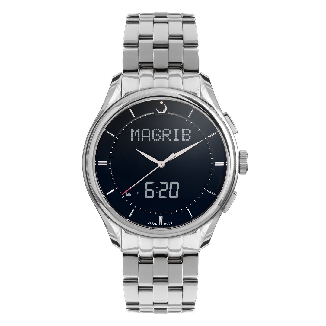 Al Fajr Luxury Wristwatch WW-22 Steel ( 44 mm ) - Image 1