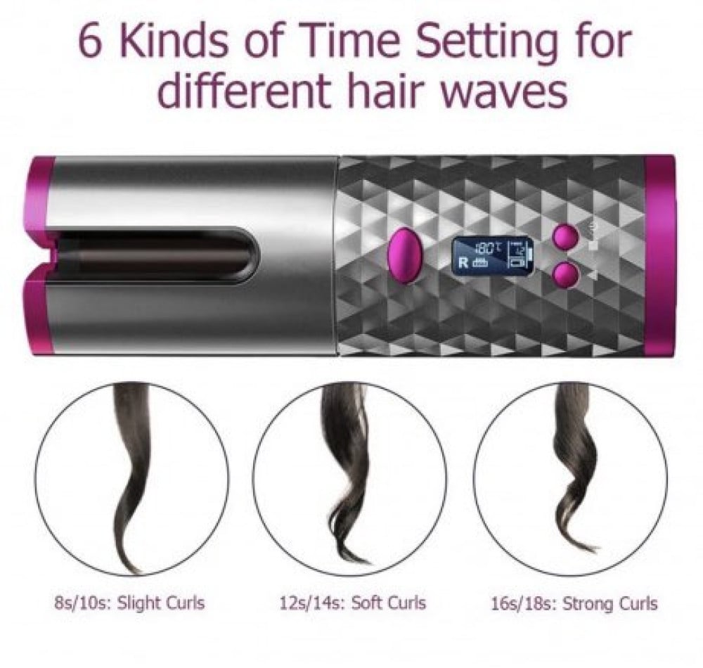 Rechargeable Cordless Hair Curler - Image 3