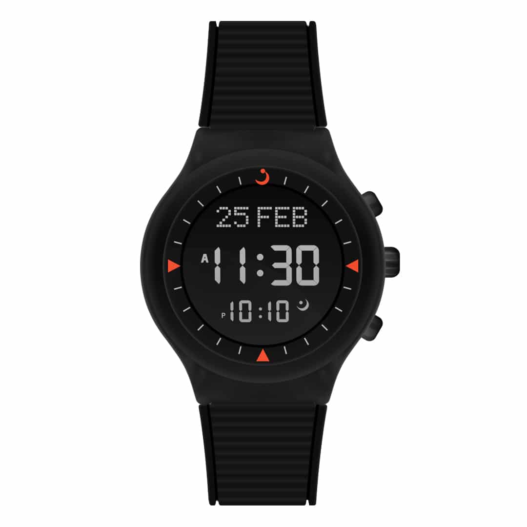 Al Fajr Sport Watch WY-16 - Black - Image 1