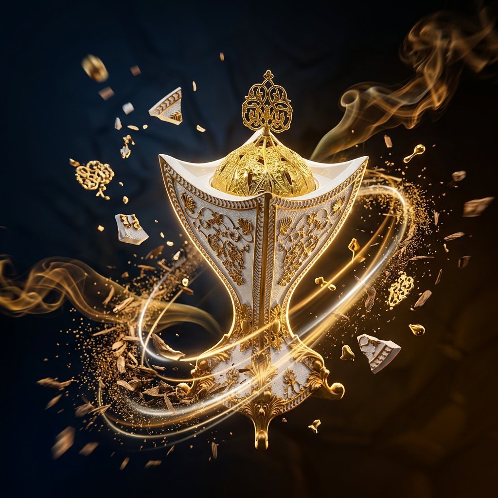  مبخره خزفيه فاخر ابيض - صورة 5