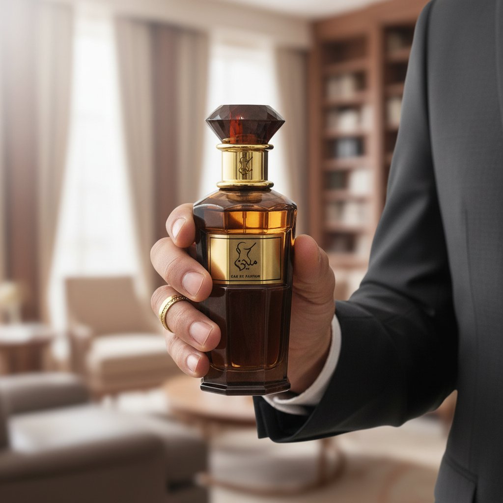 عطر مكين: فخامة العنبر والعود القوي - صورة 2