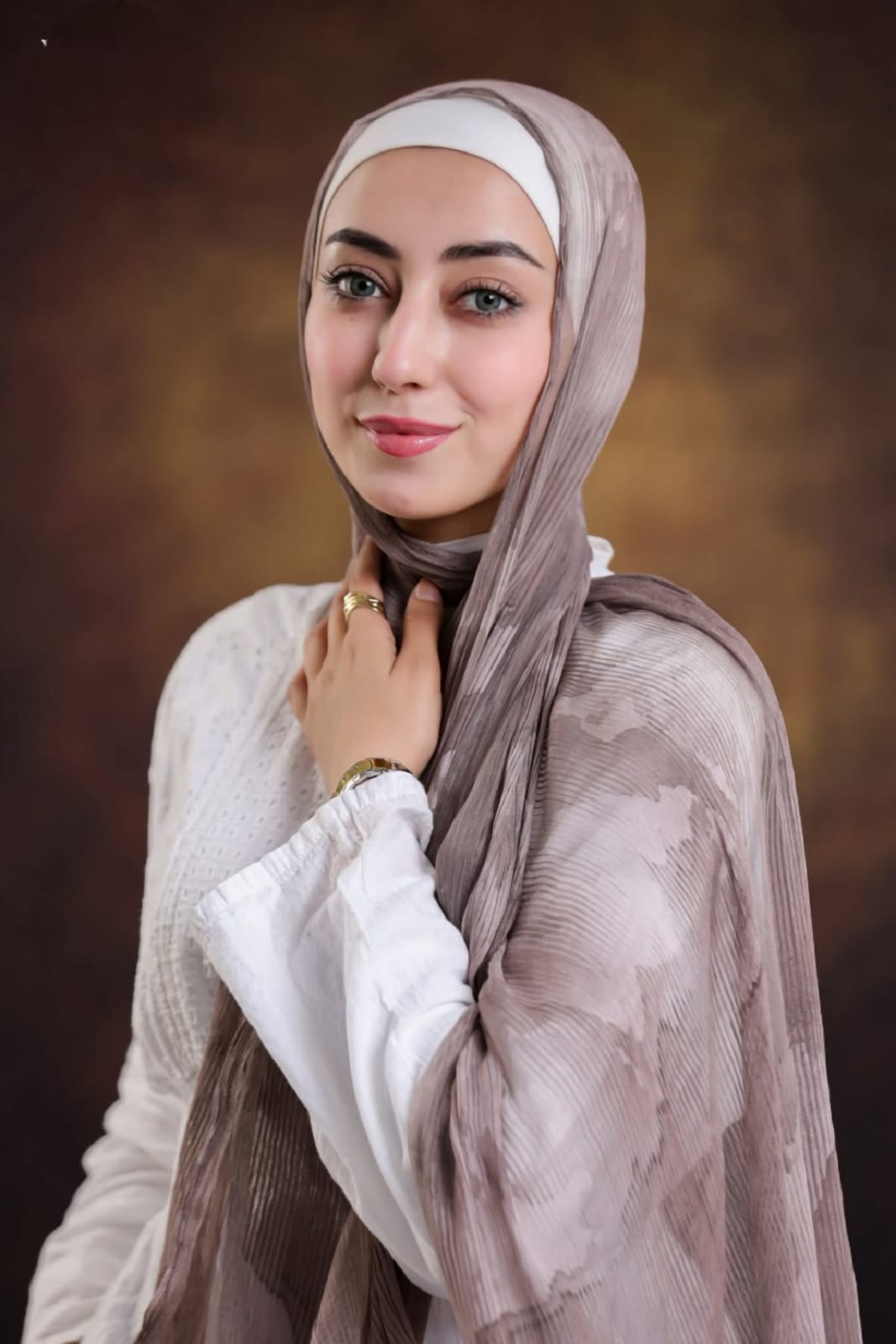 طرحة مسي شيفون مشجرة - صورة 7