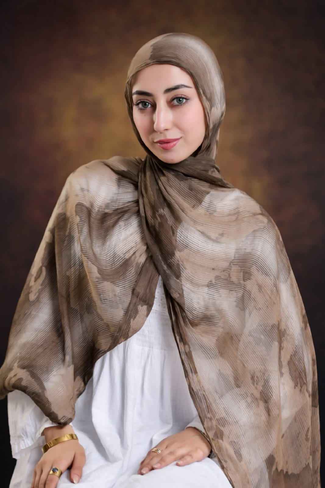 طرحة مسي شيفون مشجرة - صورة 10